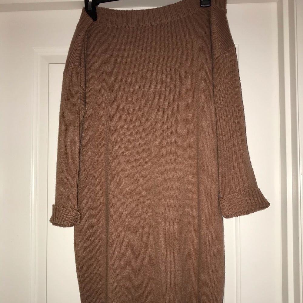 Off The Shoulder Sweater Dress